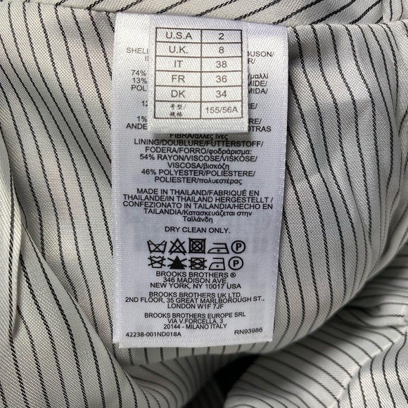 Brooks Brothers Skirt Red Black Gingham Checkered Plaid Gold button size 2 - Picture 4 of 8